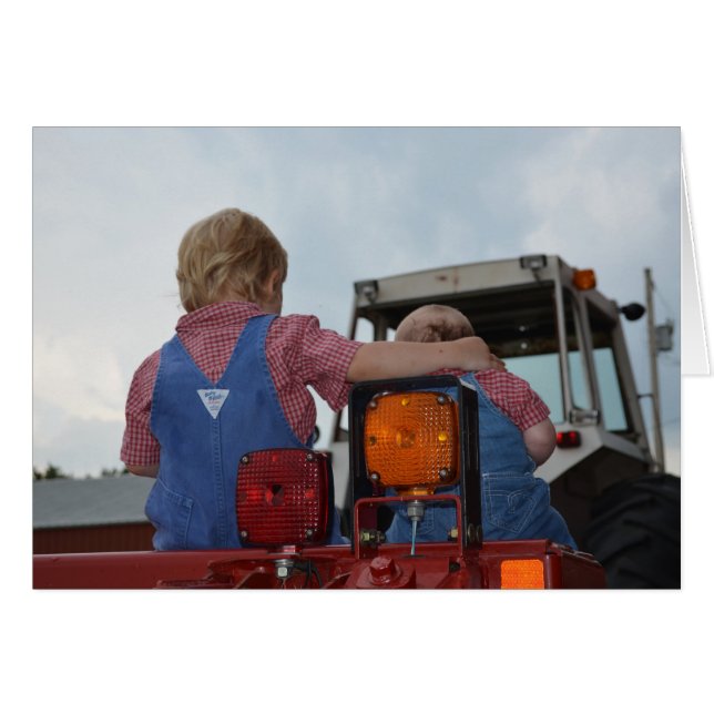 Country Boys avec leur tracteur (Devant horizontal)