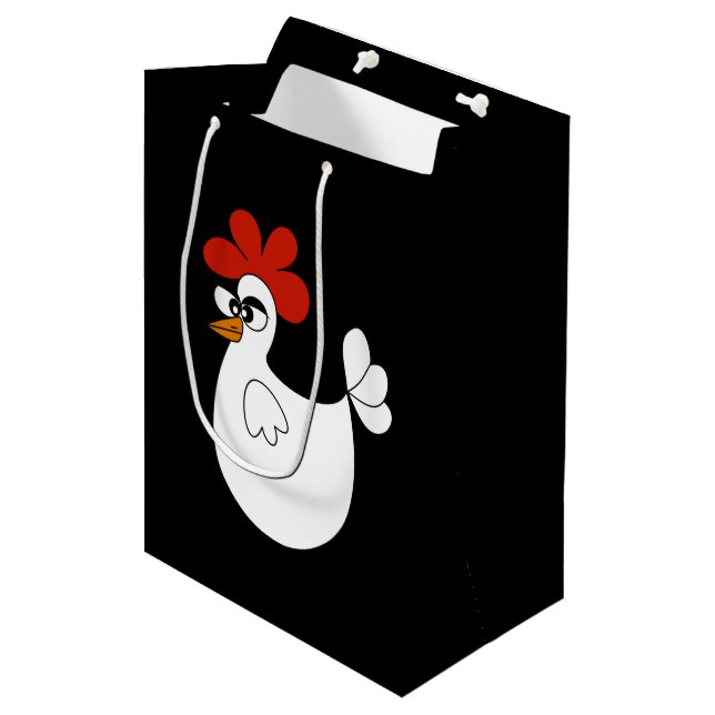 Country Chicken Farm moyen sac cadeau (Devant Angle)