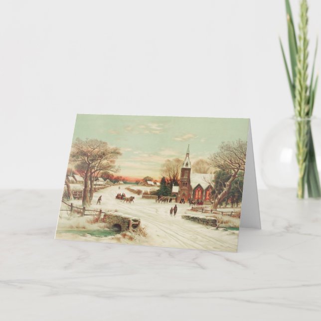 Country Christmas Services, une carte de Noël (Devant)