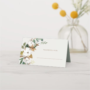 Country Citrouille Thanksgiving Dîner Cartes de li