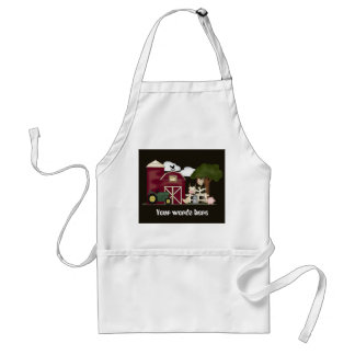 Country Farm ajouter des mots cuisine tablier cuis