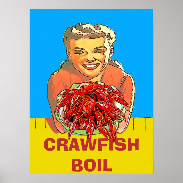 Country Gal Crawfish Boil, Poster (Devant)