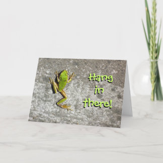 Coup dans là la carte de grenouille