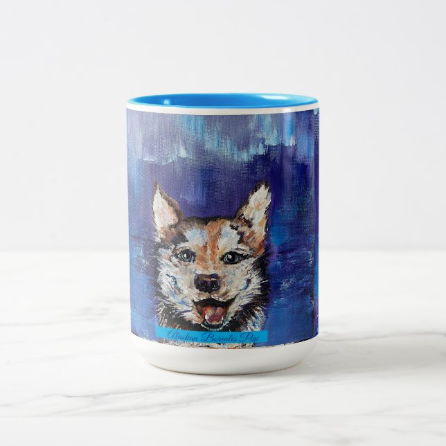 Coupe Borealis d'Alaska 15 oz de Mug (Centre)