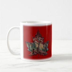 Coupe Canada Maple Leaf Art Mug Coffee sur mesure