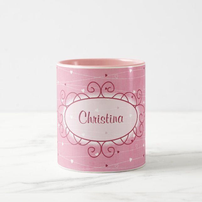 Coupe Coeur & Love Coffee Mug (Centre)
