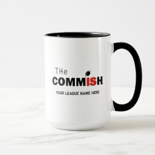 Coupe Commish Coffee Mug Custom Ajouter Nom de la 