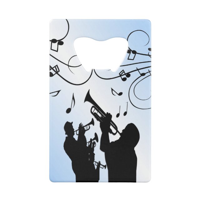 Coupe corne Musique Design bleu (Dos)