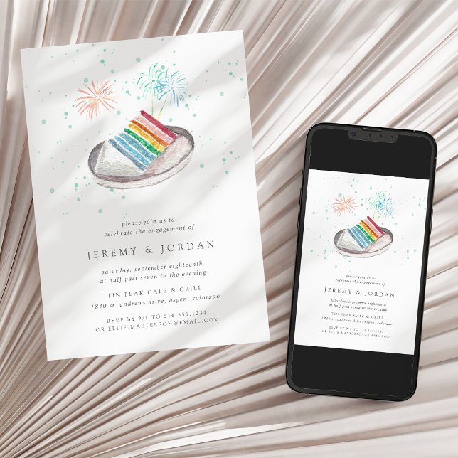 Coupe d'amour | Invitation de la partie d'engageme (Créateur téléchargé)