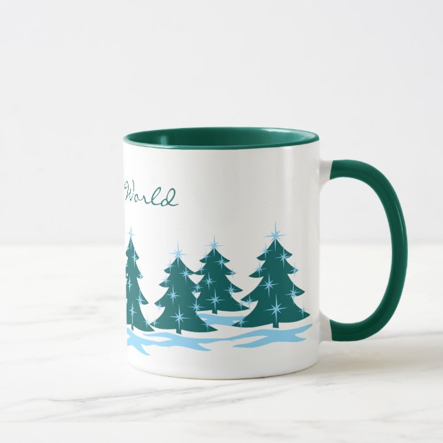 Coupe de café de Noël Festive de la Mug de vacance (Droite)