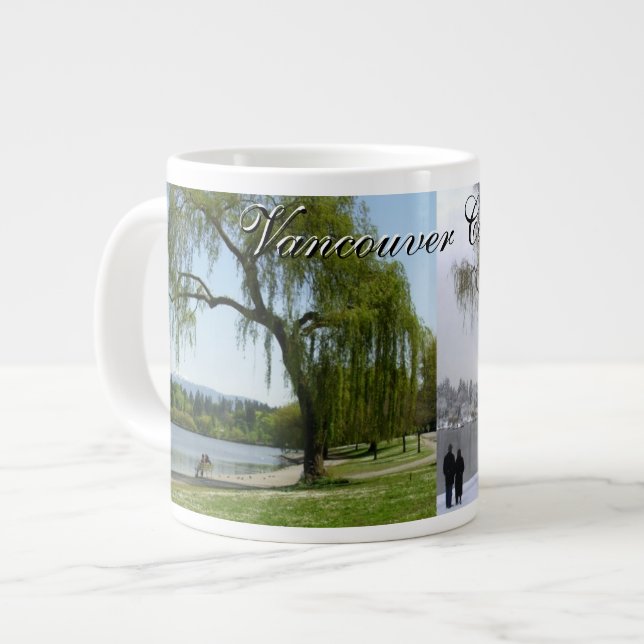 Coupe de café Jumbo Vancouver Mug Personnalisée (Devant gauche)