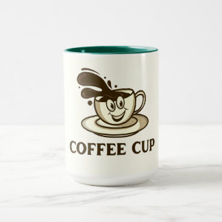 Coupe de café souriant - Mug de café jouant