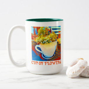 Coupe De Fleurs Planteur De Café Mug