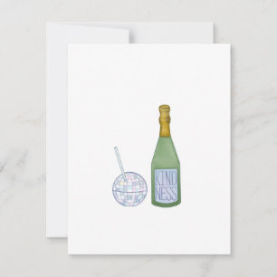 Coupe de gentillesse à la carte du Nouvel An