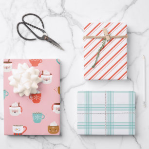 Coupe de papier d'emballage de vacances Cheer