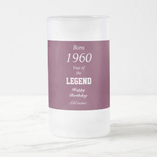 Coupe de tasse en verre pour anniversaire de naiss