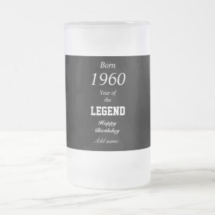 Coupe de tasse en verre pour anniversaire de naiss
