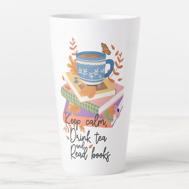 Coupe de Thé Floral Citation Mug Vintage (Devant)