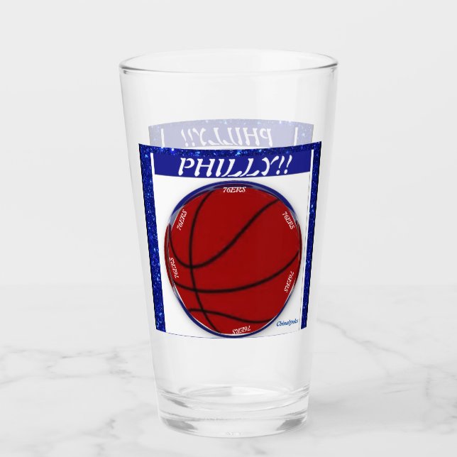 COUPE DE VERRE DE BASKETBALL DESIGNER (Devant)