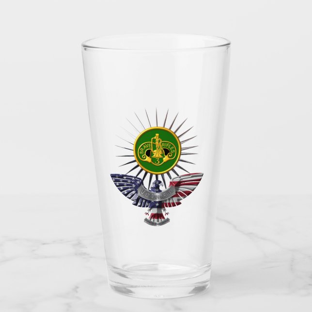 Coupe de verre Eagle sur mesure du 3e régiment bli (Devant)