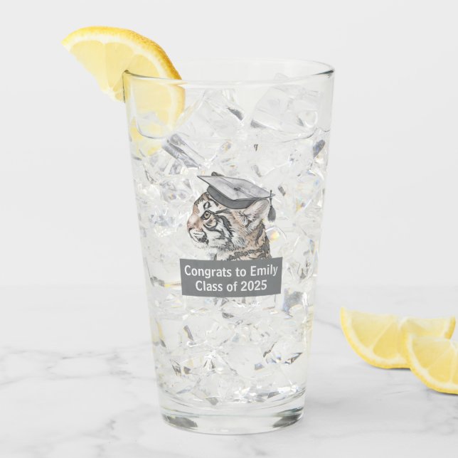 Coupe de verre personnalisée Tiger (Devant glace)