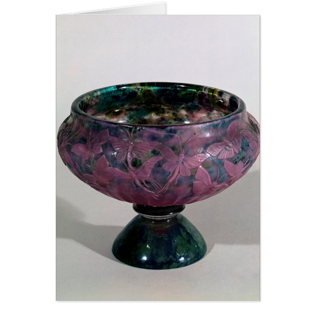 Coupe décorée de papillons et ailes (Devant)