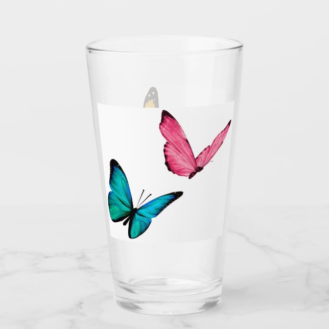 Coupe des papillons en verre (Devant)