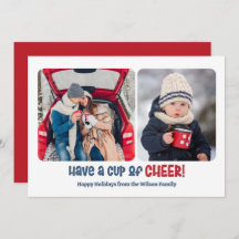 Coupe du Carte photo Cheer Holiday Two