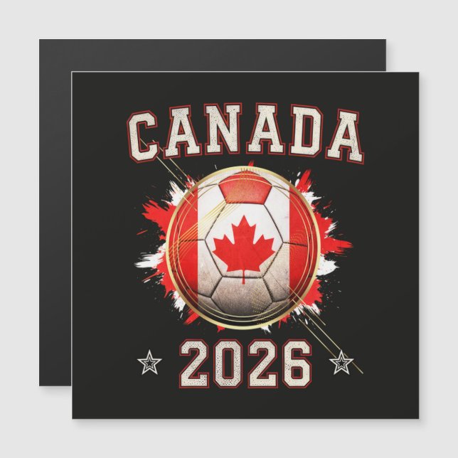 Coupe du Monde de Soccer Canada 2026 (Devant / Derrière)