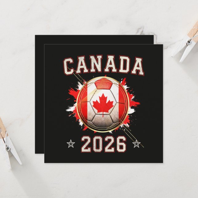 Coupe du Monde de Soccer Canada 2026 (Devant/Arrière en situation)