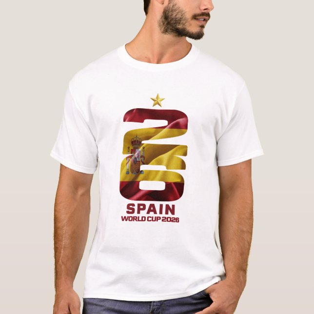 Coupe du Monde Espagne 2026 - T-Shirt Supporter La (Devant)