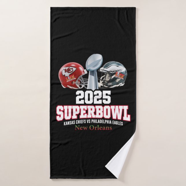 Coupe du Super Bowl 2025 (Serviette de bain)