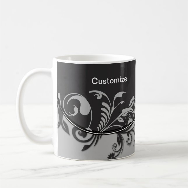 Coupe Élégante de café de Mug customisée (Gauche)