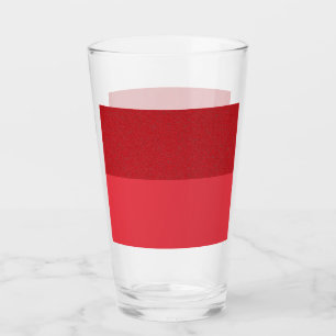 Coupe en verre à pinte rouge à deux tons - personn