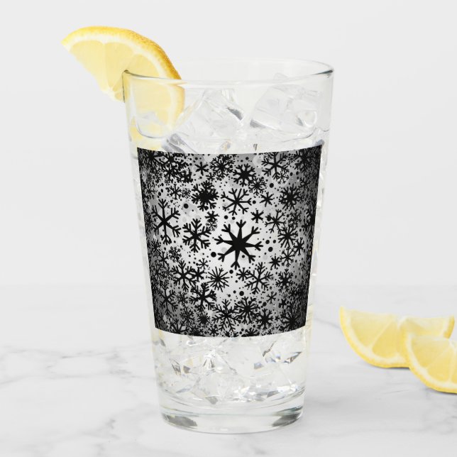 Coupe en verre de Noël (Devant glace)