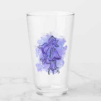 Coupe en verre fleur de jacinthe des champs