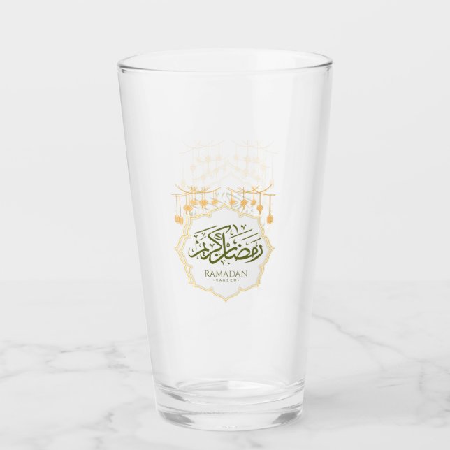 Coupe en verre Ramadan Kareem (Devant)