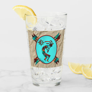 Coupe en verre Southwest Kokopelli