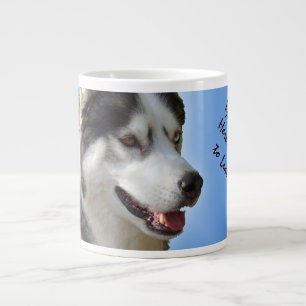 Coupe Husky Jumbo Mug Siberian Husky Personnalisée