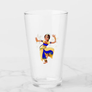 Coupe indienne de danse en verre