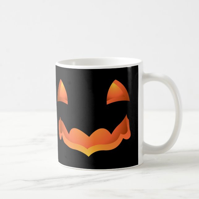 Coupe Jack-o-lanterne Halloween Mugs Citrouilles / (Droite)