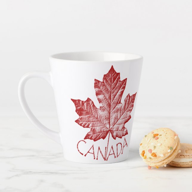 Coupe Jumbo Canada de café Mug Cool Retro Canada C (En situation)