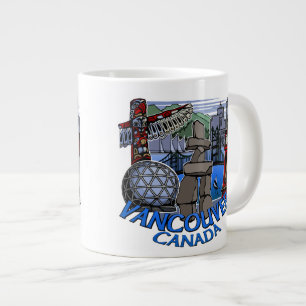Coupe Jumbo Vancouver Coffee Mug Native Art Landma