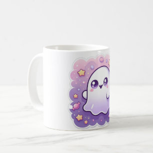 Coupe Kawaii Ghost Mug Cute Pastel Halloween Coffw
