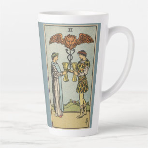 Coupe Latte Art Tarot de deux tasses
