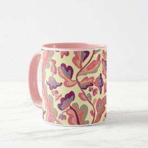 Coupe Motif vintage rose Peach Retro Style Mug
