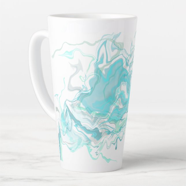 Coupe Ocean Swirl I Latte Mug (Angle gauche)