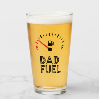 Coupe "Papa Carburant" en verre à pinte