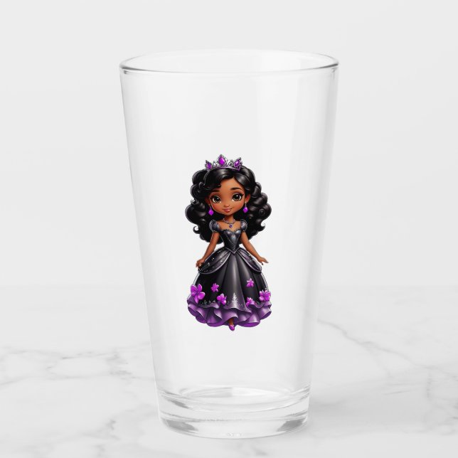 Coupe Princesse Noire en verre (Devant)