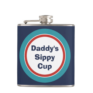 Coupe Sippy de papa - Flacon de hanche Couleurs ré